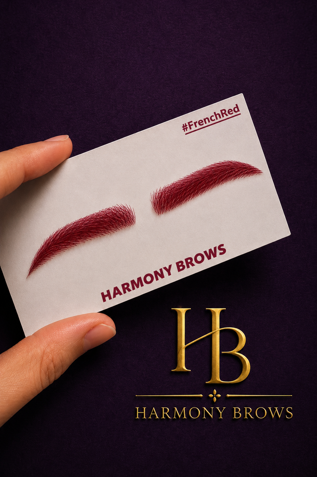 HARMONY BROWS-#FrenchRed